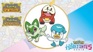 Consigue los 3 Pokémon protagonistas del anime en Escarlata y Púrpura con estos códigos