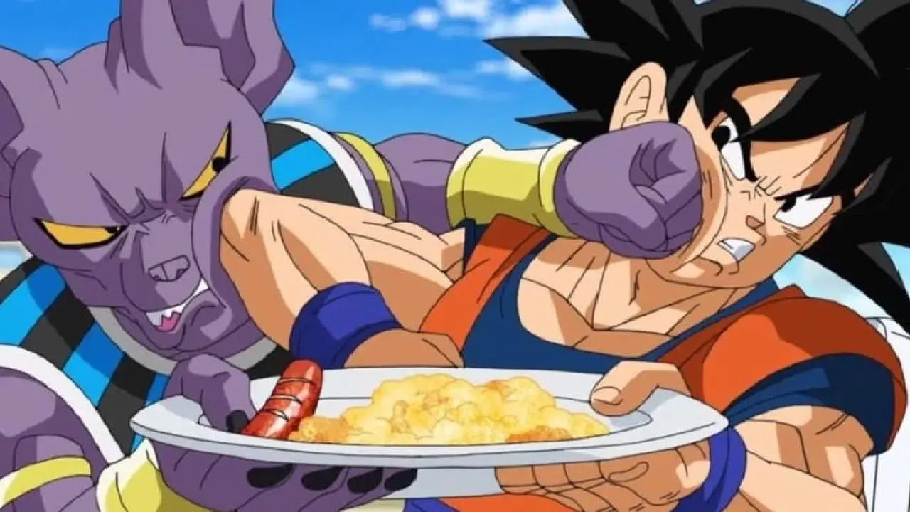 Cu&aacute;ntos kilos de comida es capaz de comer Goku en poco tiempo