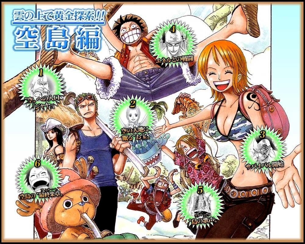 Todas las sagas y arcos de One Piece en orden