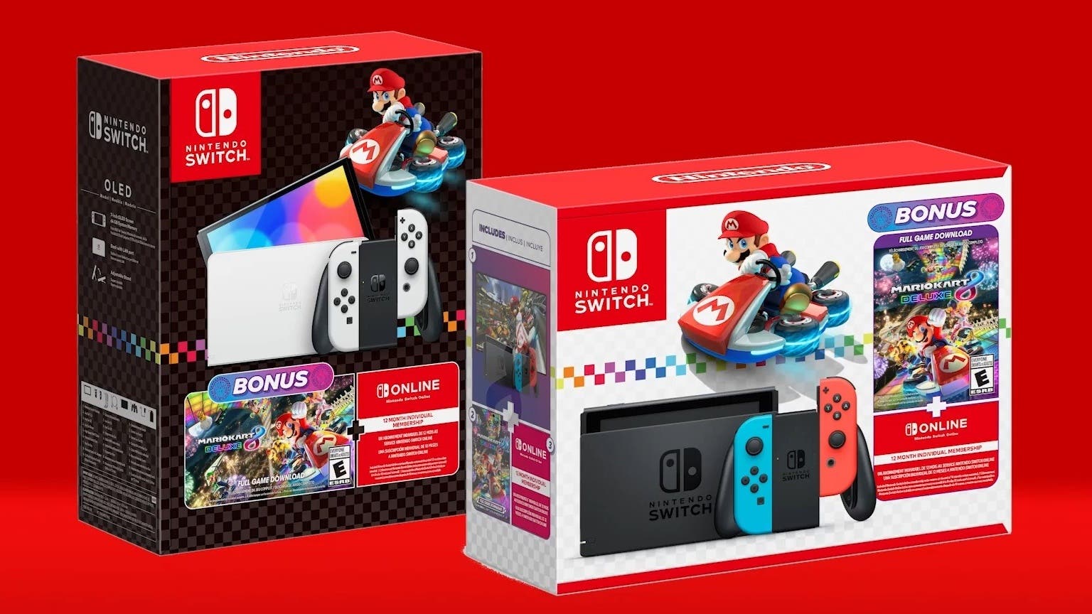 Anunciados nuevos packs de Nintendo Switch con Mario Kart 8 Deluxe