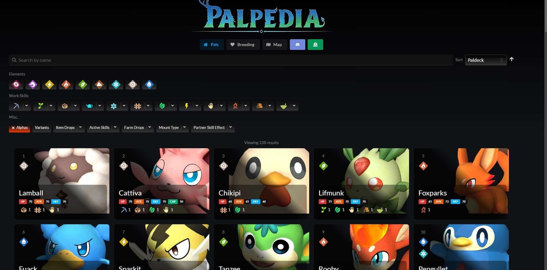 Han creado una “Pokédex” de Palworld y se ha viralizado en cuestión de días