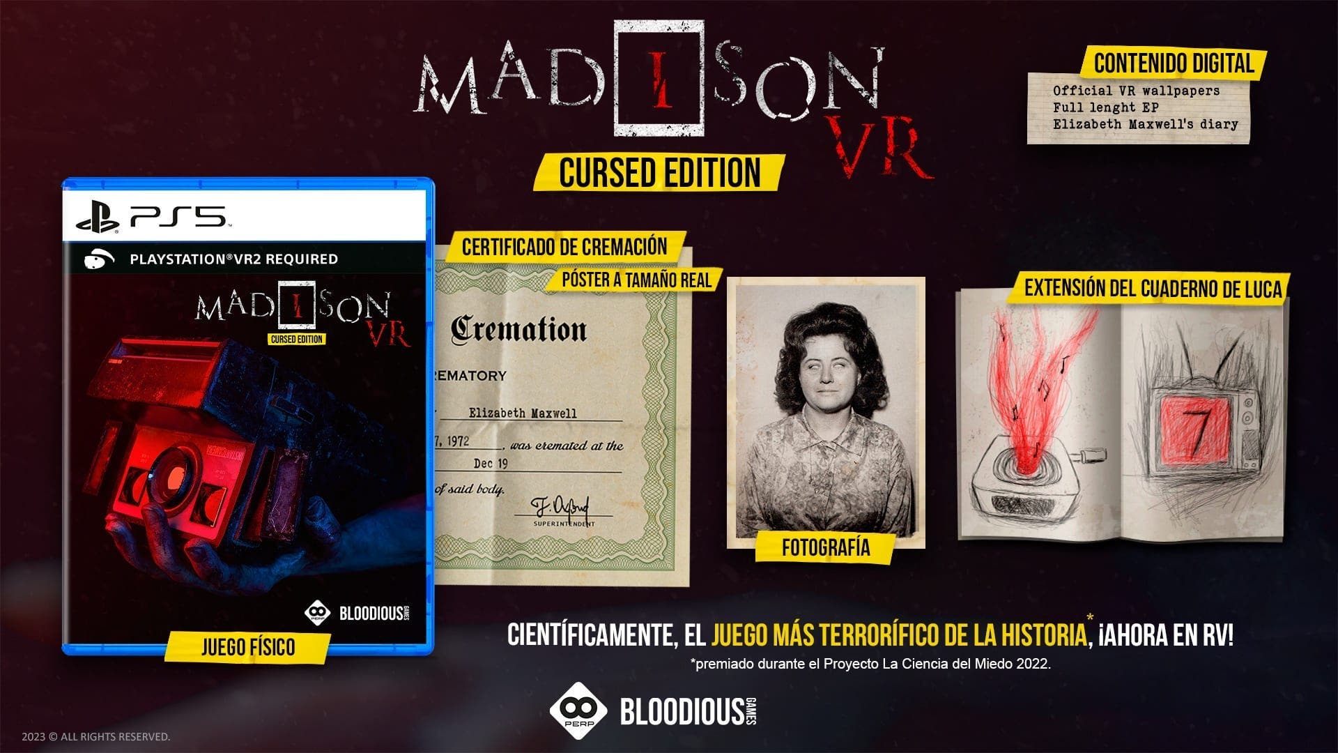 MADiSON VR ya dispone de una edición física para PSVR2