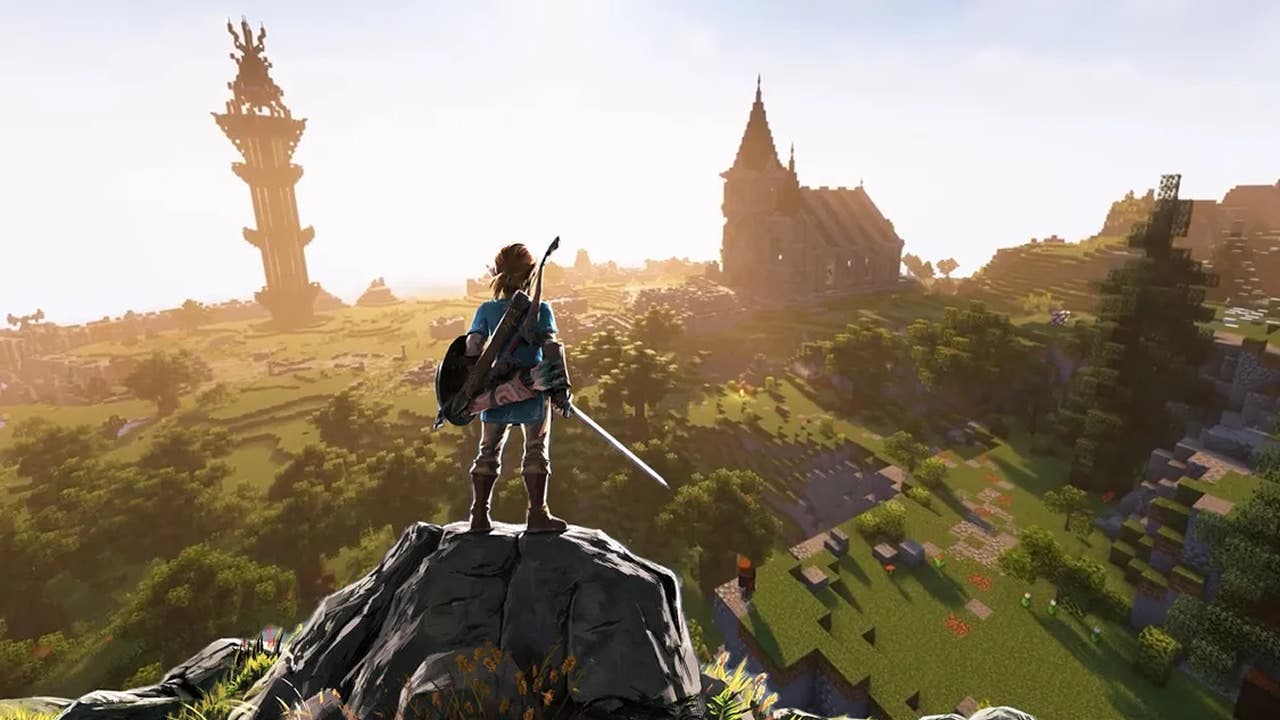 Recrean el Castillo de Hyrule de Zelda: Breath of the Wild en Minecraft