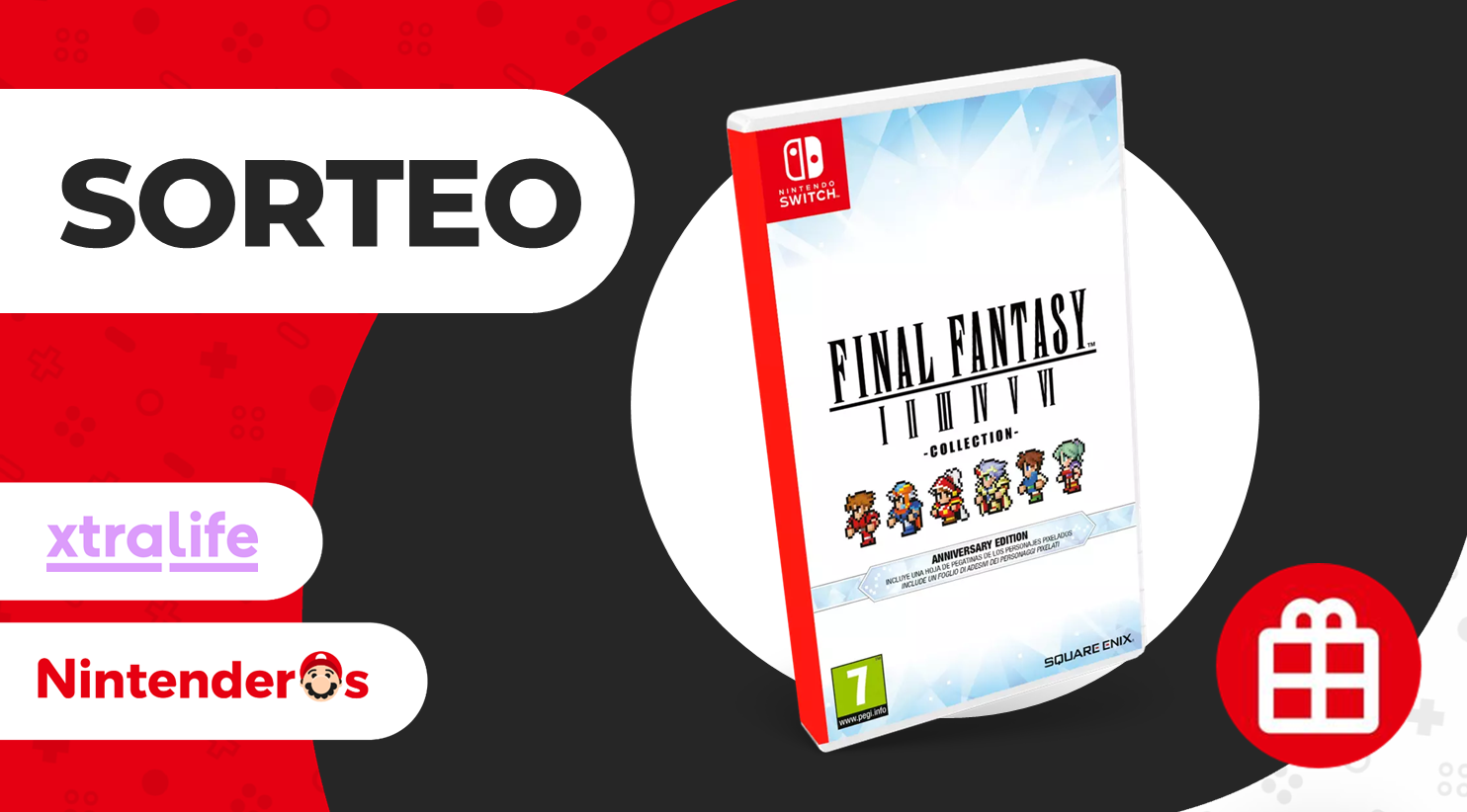 ¡Sorteamos una Final Fantasy I-VI Collection Edición Aniversario para Nintendo Switch!