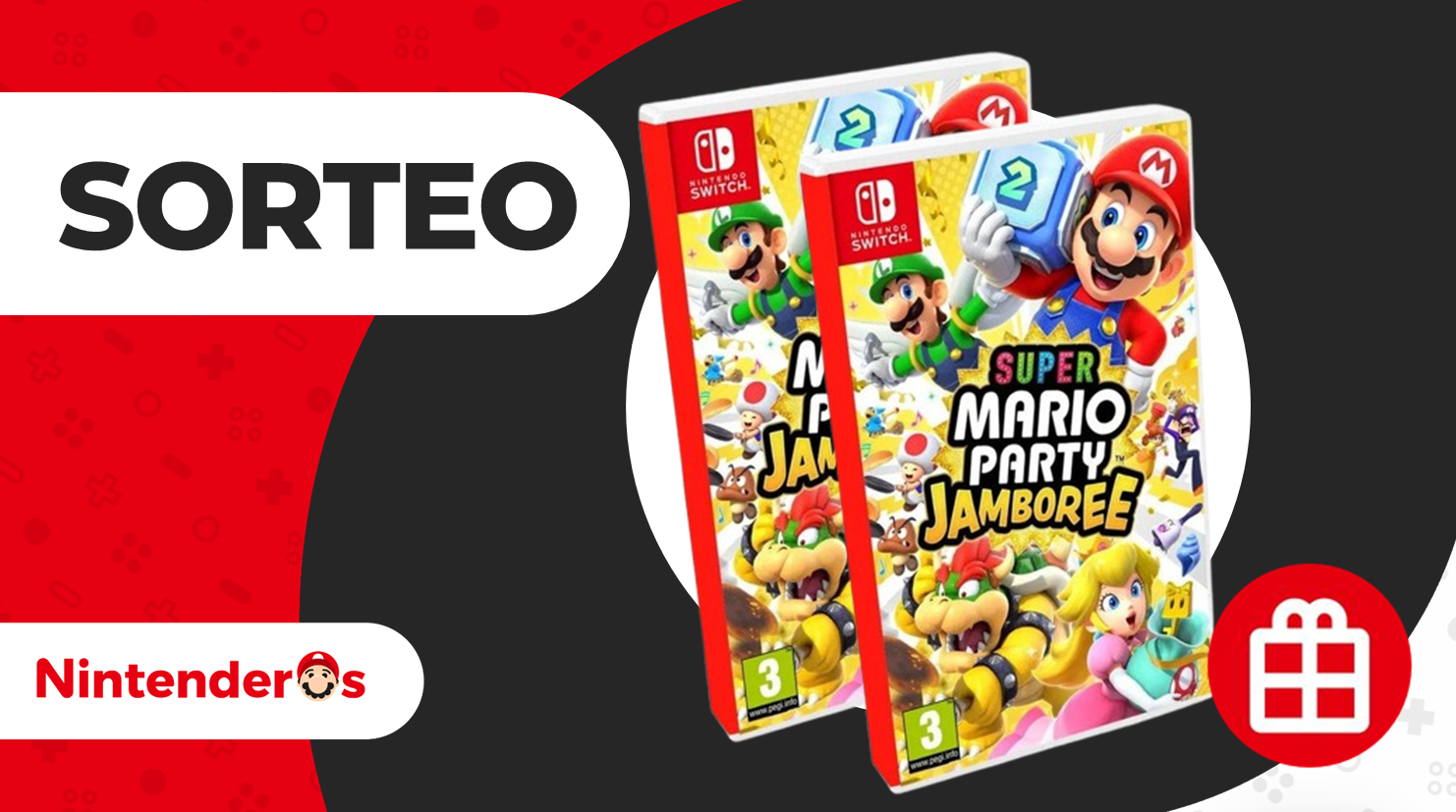 ¡Sorteamos 2 copias de Super Mario Party Jamboree para Nintendo Switch!