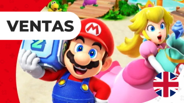 Super Mario Party Jamboree debuta en lo más alto del top ventas semanales de Reino Unido (21/10/24)