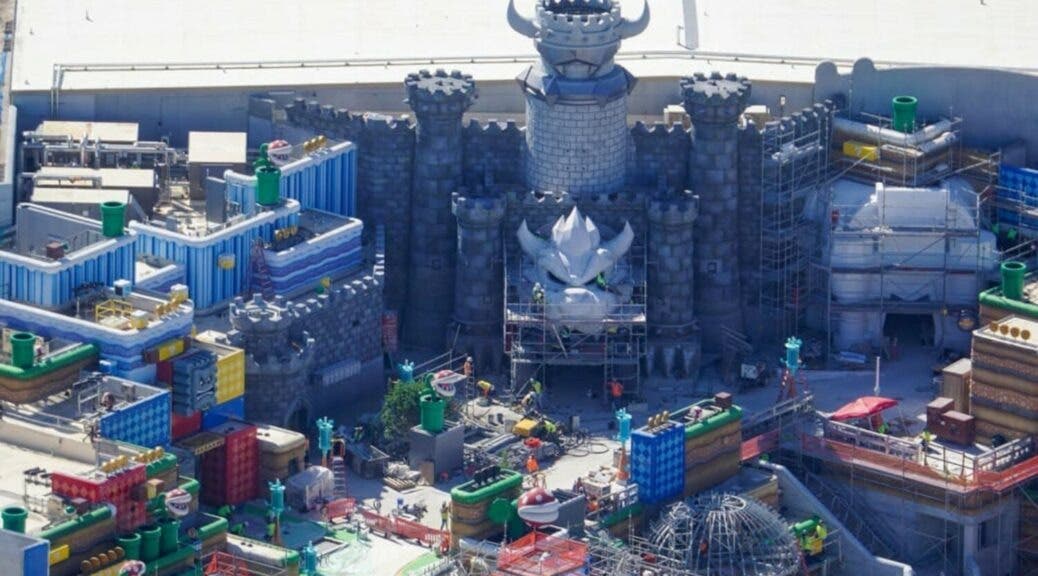 Nuevas fotos de Super Nintendo World en construcción en Epic Universe en Orlando