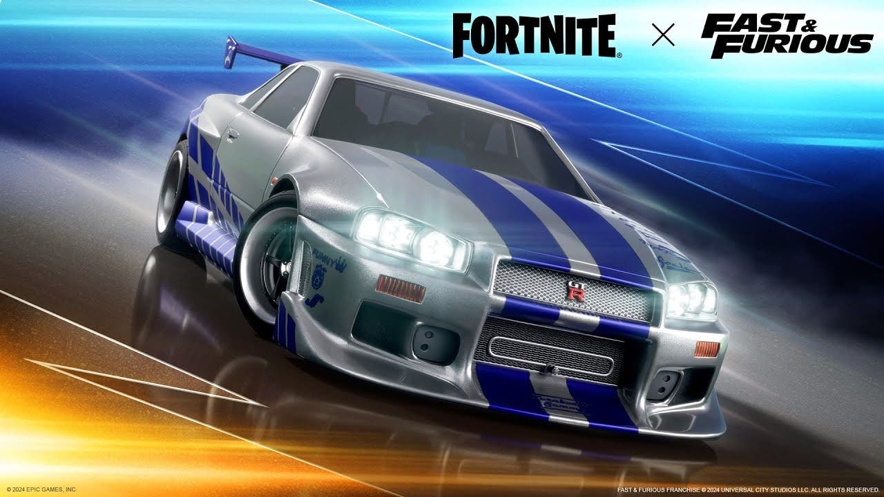 Fortnite recibe contenidos de Fast & Furious Nissan Skyline