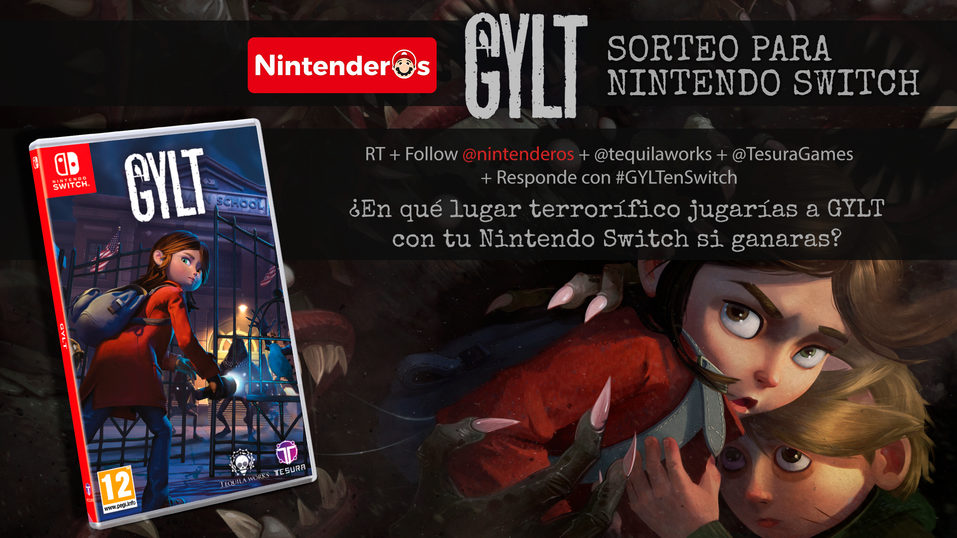 ¡Sorteamos una copia física de Gylt para Nintendo Switch!