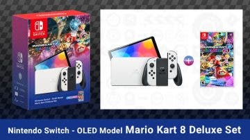 El pack de Nintendo Switch OLED + Mario Kart 8 Deluxe se lanzará en más territorios