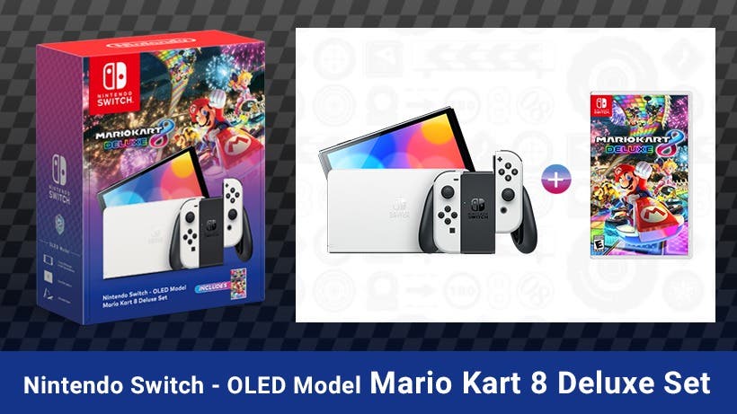 El pack de Nintendo Switch OLED + Mario Kart 8 Deluxe se lanzará en más territorios