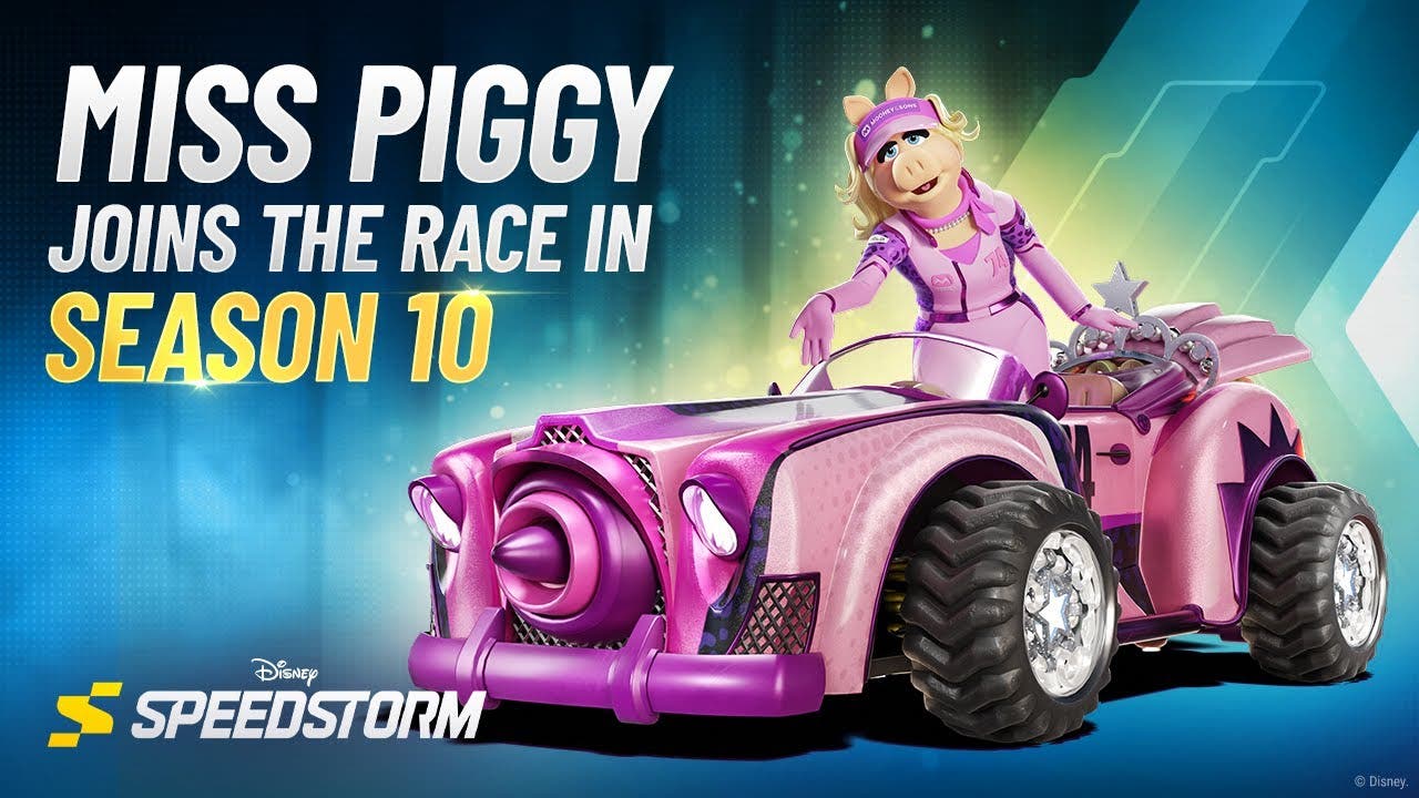 Miss Piggy se une a Disney Speedstorm en la nueva temporada “Trick or Treat”