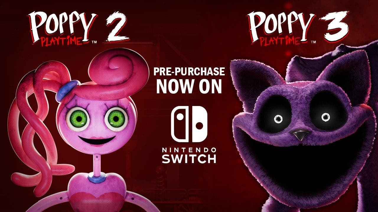 Poppy Playtime Capítulos 2 y 3 llegarán a Nintendo Switch con doblaje en español: fecha y más detalles