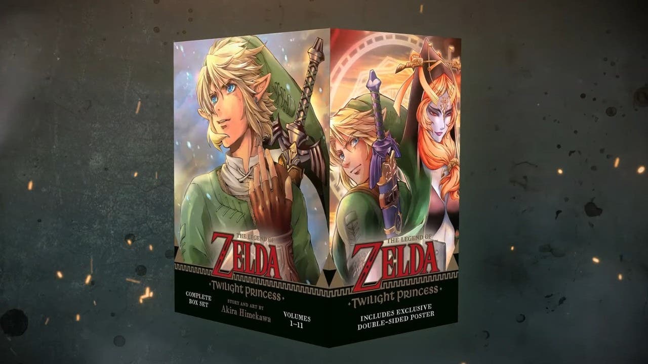 La caja que contiene todo el manga de Zelda: Twilight Princess ya está disponible