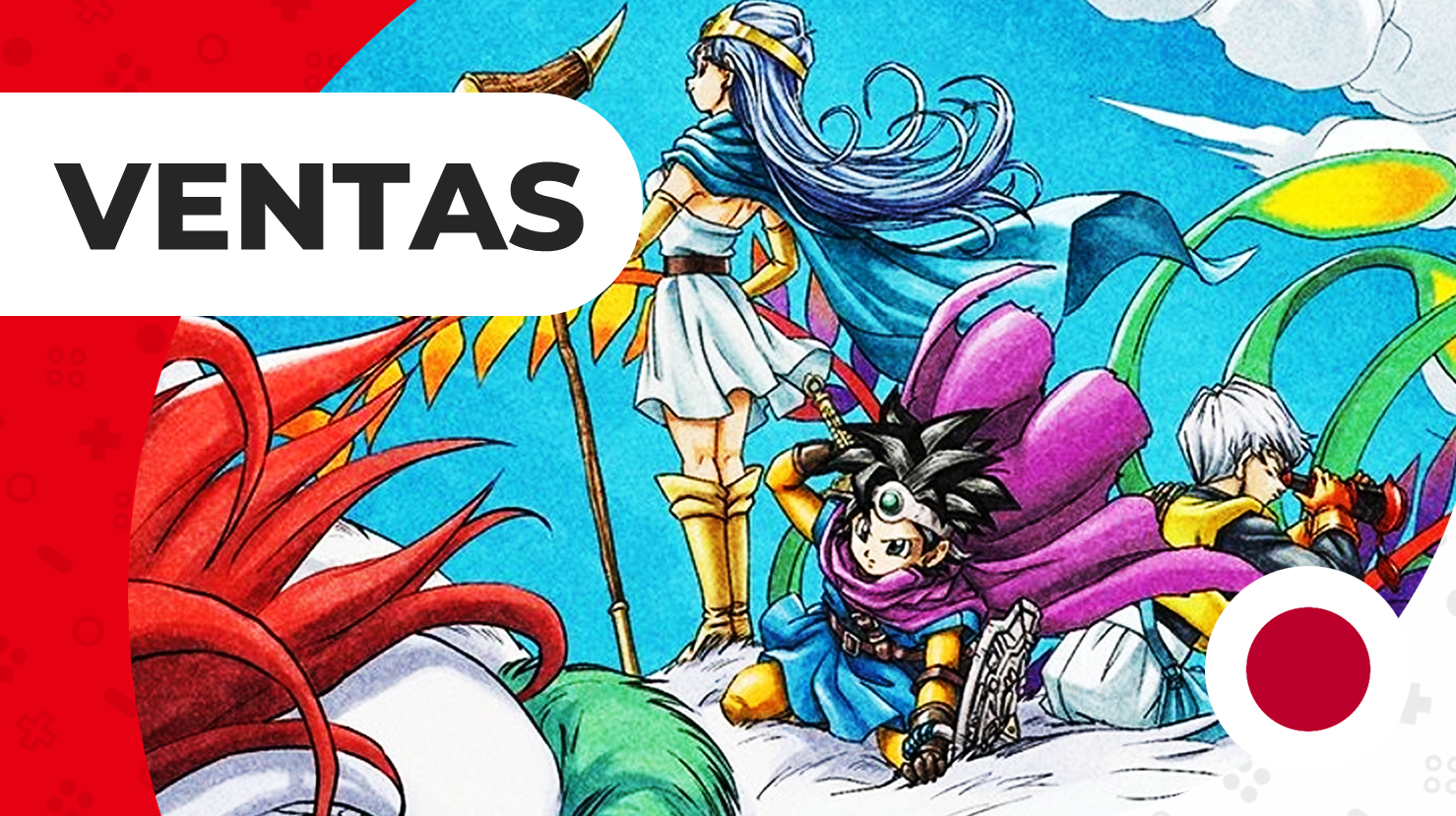 Dragon Quest III HD-2D Remake arrasa en su debut en el top ventas semanales de Japón (21/11/24)