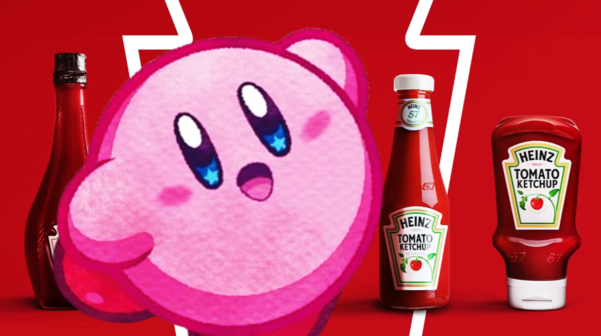 Kirby confirma colaboración con Heinz