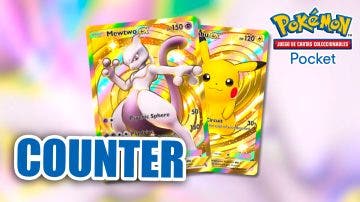 Cómo hacer counter a Pikachu EX y Mewtwo EX en JCC Pokémon Pocket