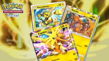 Las mejores cartas tipo Rayo de JCC Pokémon Pocket