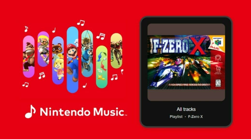 Nintendo Music recibe todos estos temas de F-Zero X