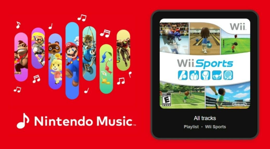 Nintendo Music añade estas 30 melodías de Wii Sports