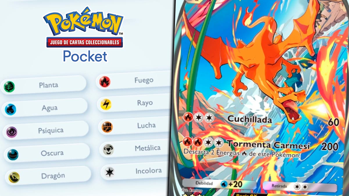 Tabla de tipos de JCC Pokémon Pocket completa y explicada