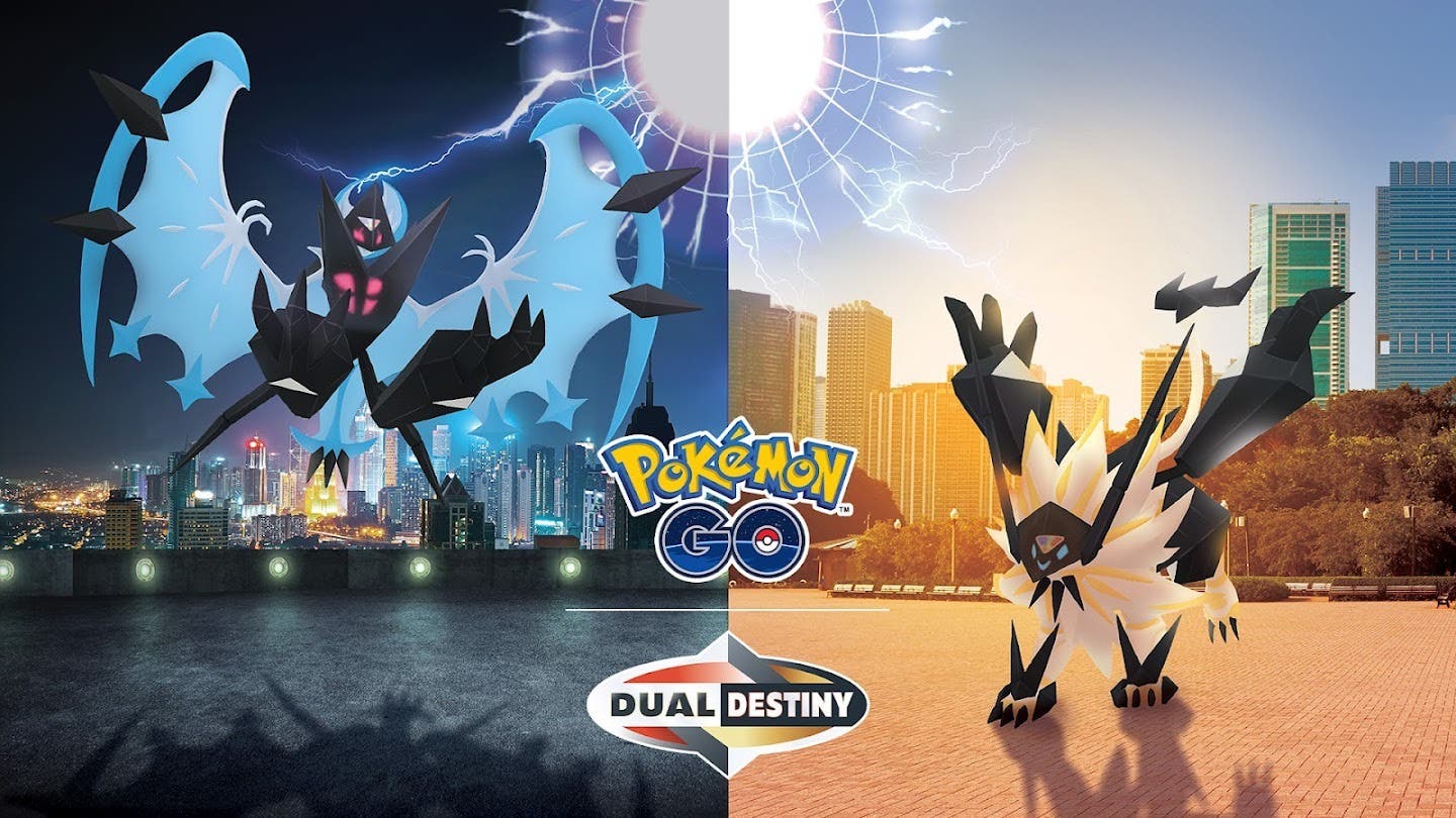 Pokémon GO detalla su nuevo día de incursiones de Necrozma Melena Crepuscular y Necrozma Alas del Alba