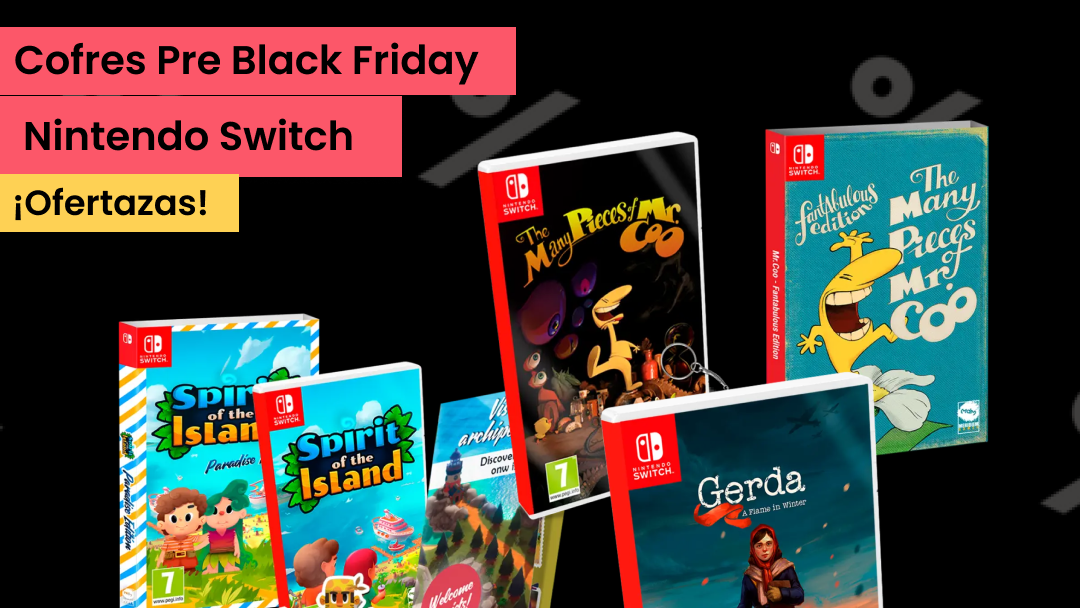 ¡Ofertas Imperdibles en Cofres Pre Black Friday de Nintendo Switch!