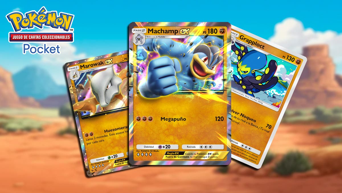 Las mejores cartas tipo Lucha en JCC Pokémon Pocket