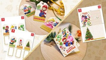 My Nintendo añade estas tarjetas y etiquetas de Navidad a su catálogo europeo