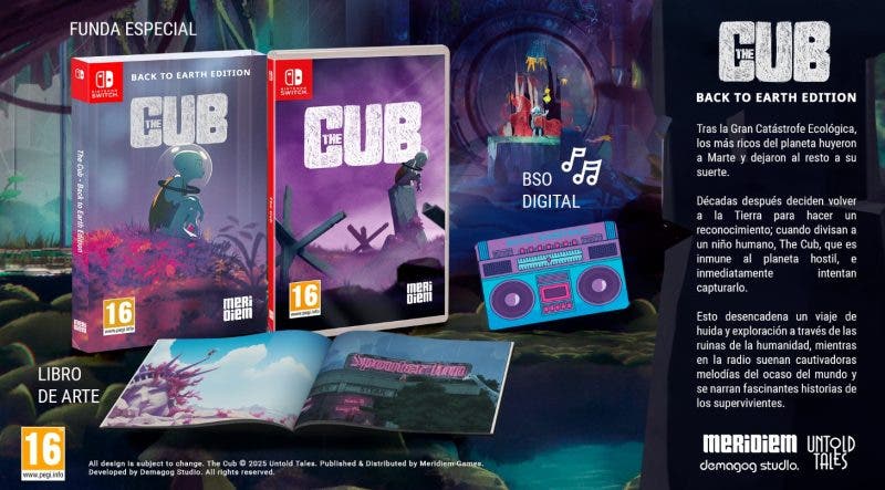 Meridiem anuncia la edición física de The Cub para Nintendo Switch