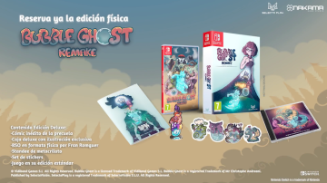 Se confirma el lanzamiento físico de Bubble Ghost Remake para Nintendo Switch