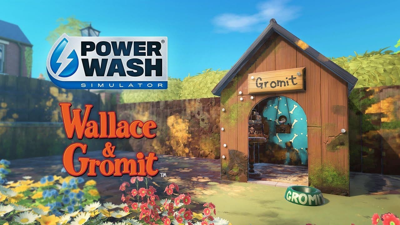 PowerWash Simulator pone fecha y lanza nuevo tráiler del DLC de Wallace y Gromit