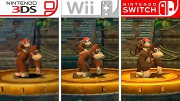 Donkey Kong Country Returns HD: Comparativa en vídeo entre Nintendo 3DS, Wii y Switch