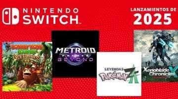 Nintendo repasa 15 destacados juegos de Switch en 2025