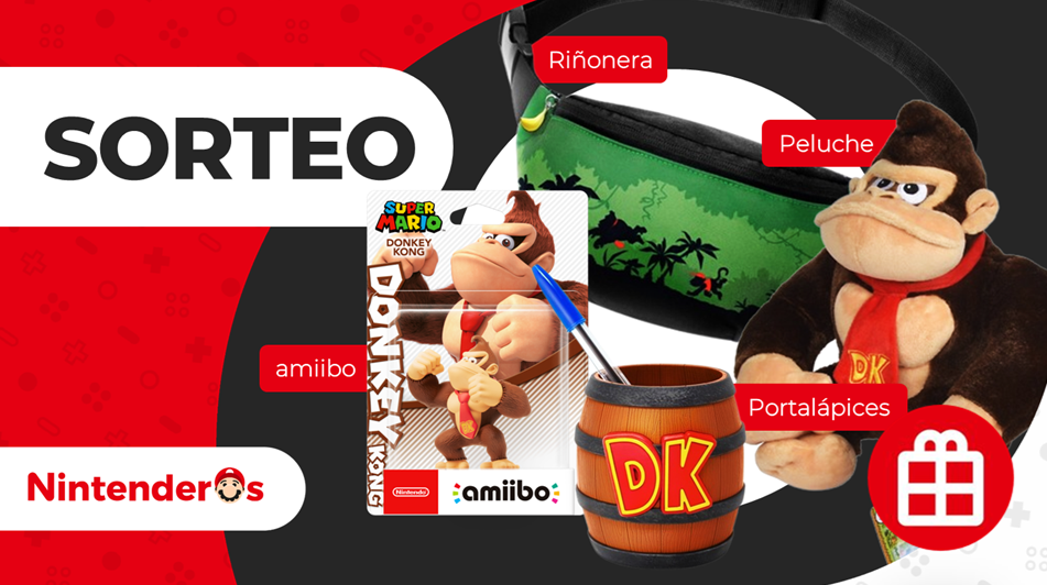 ¡Sorteamos este pack de merchandising de Donkey Kong Country Returns HD!