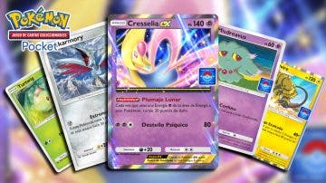 Guía del evento Botín de Cresselia ex en JCC Pokémon Pocket: Trucos y mazos perfectos