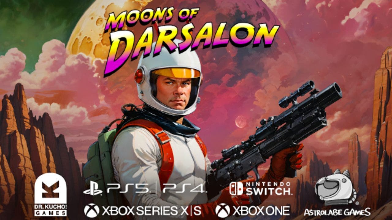 Moons of Darsalon ya disponible en consolas: Un tributo retro con toques de Lemmings y Metal Slug